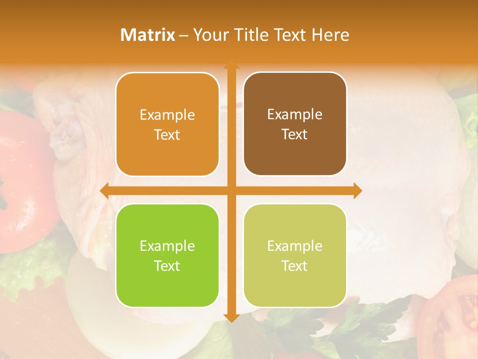 Uncooked Vegetable Protein PowerPoint Template