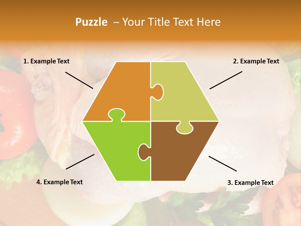 Uncooked Vegetable Protein PowerPoint Template