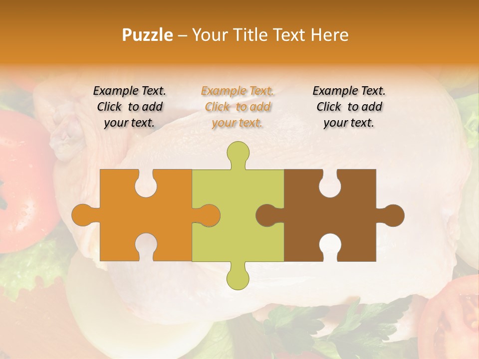 Uncooked Vegetable Protein PowerPoint Template