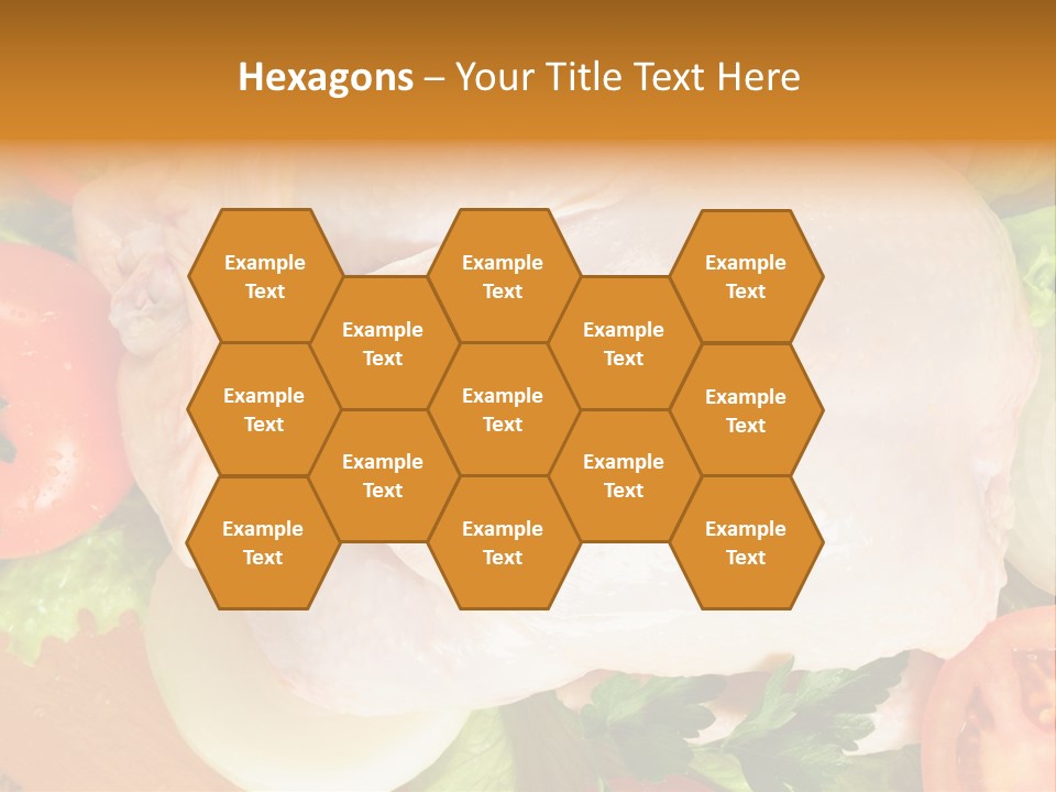 Uncooked Vegetable Protein PowerPoint Template