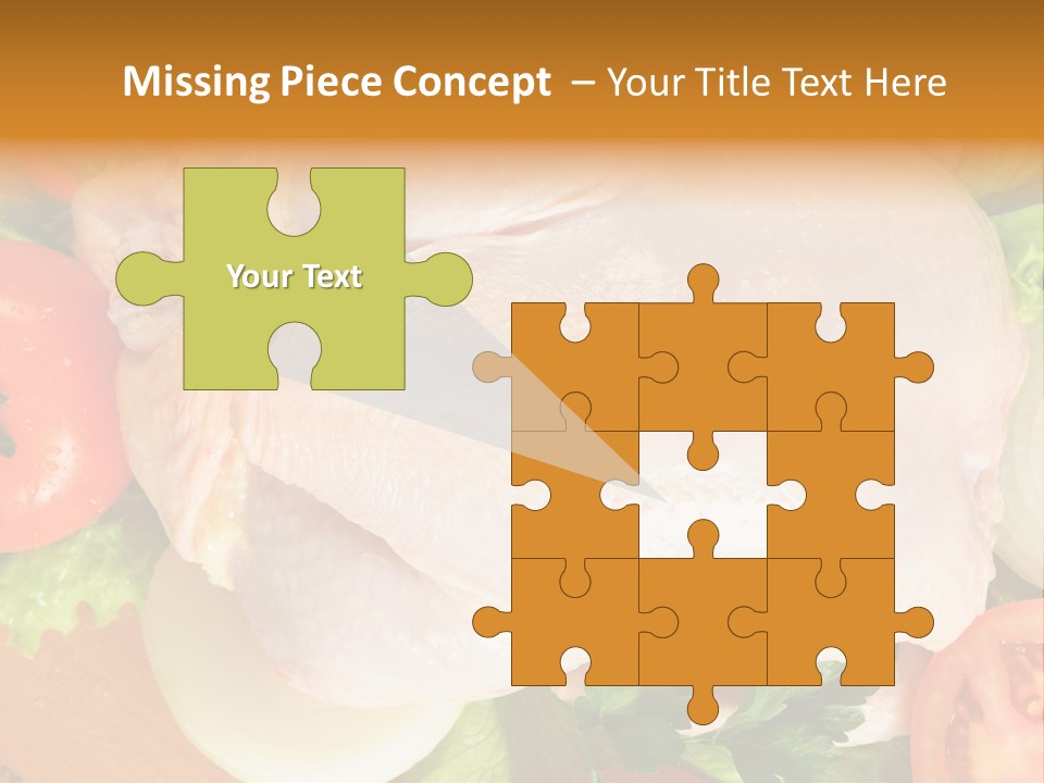 Uncooked Vegetable Protein PowerPoint Template