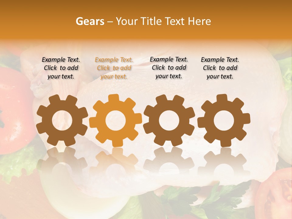 Uncooked Vegetable Protein PowerPoint Template