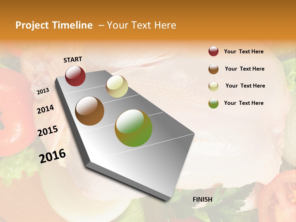 Uncooked Vegetable Protein PowerPoint Template