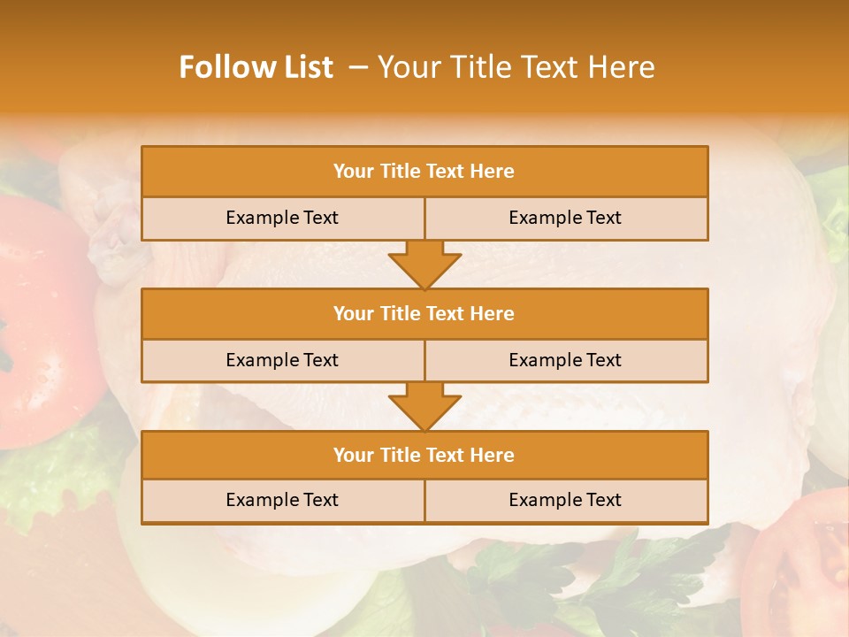 Uncooked Vegetable Protein PowerPoint Template