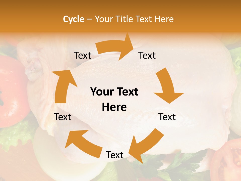 Uncooked Vegetable Protein PowerPoint Template