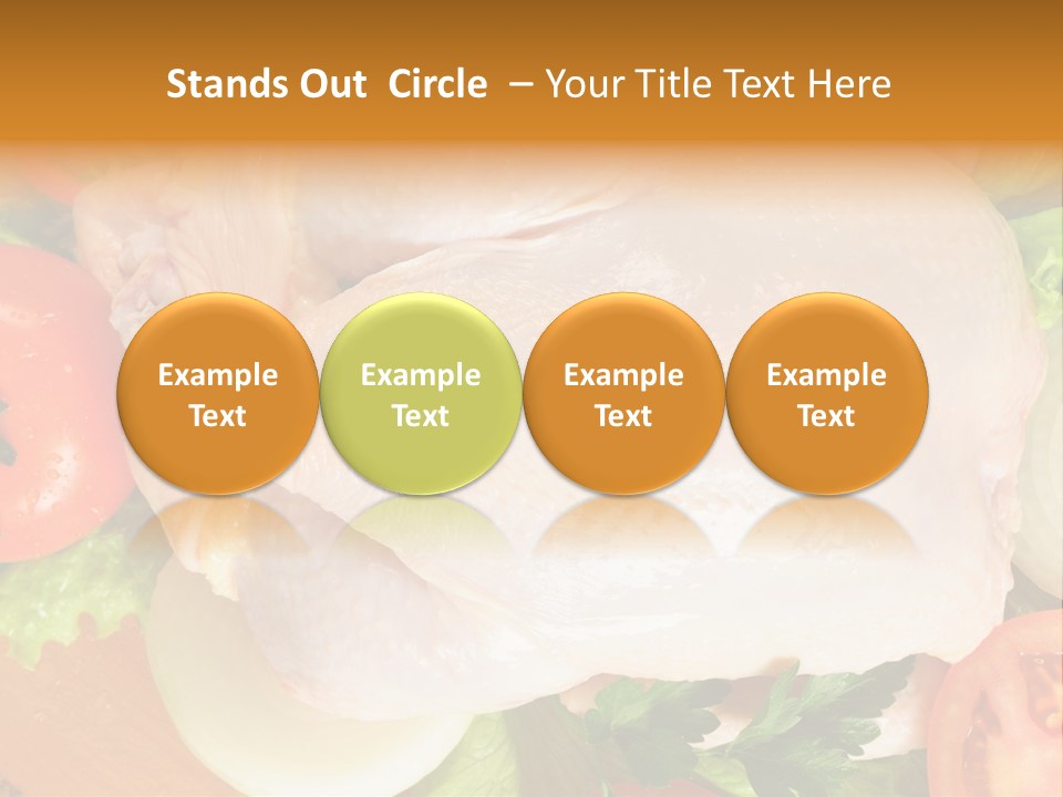 Uncooked Vegetable Protein PowerPoint Template