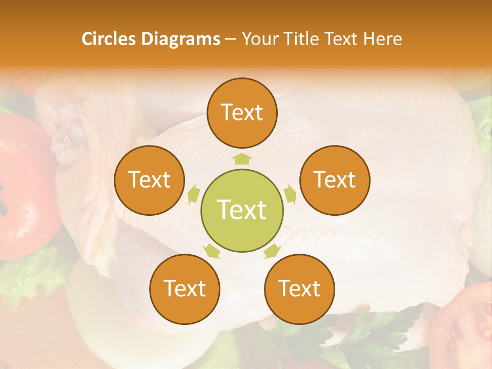 Uncooked Vegetable Protein PowerPoint Template