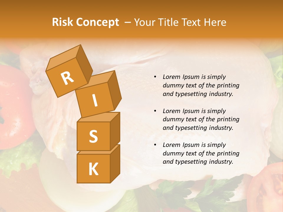 Uncooked Vegetable Protein PowerPoint Template