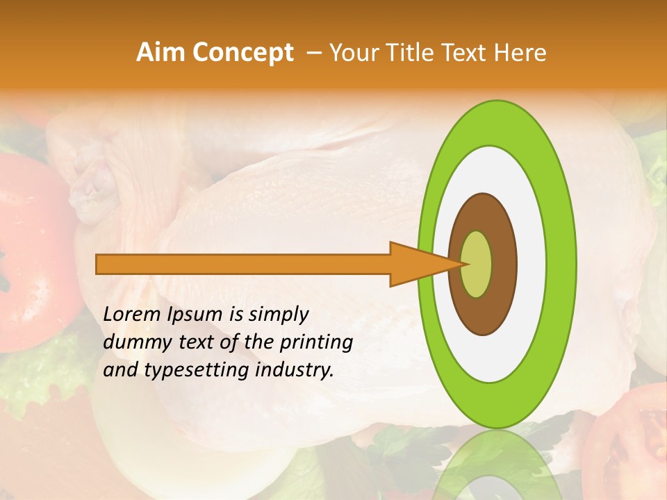 Uncooked Vegetable Protein PowerPoint Template