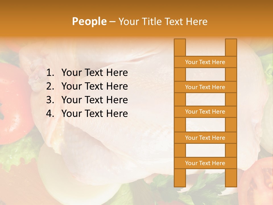 Uncooked Vegetable Protein PowerPoint Template