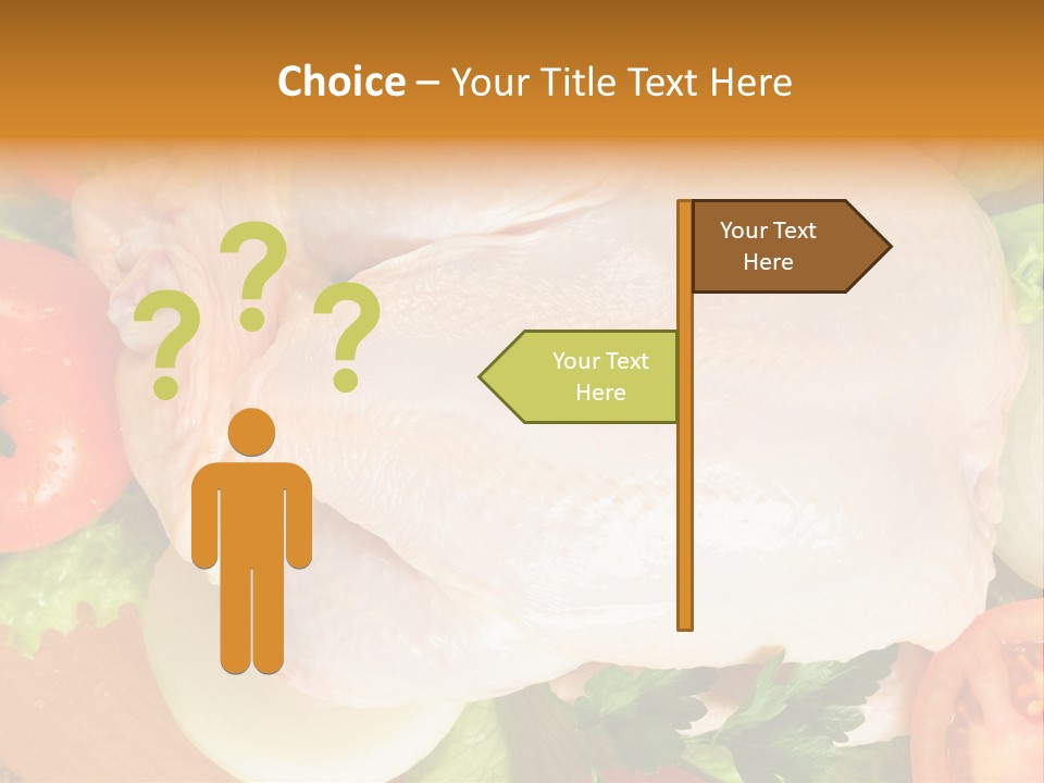 Uncooked Vegetable Protein PowerPoint Template