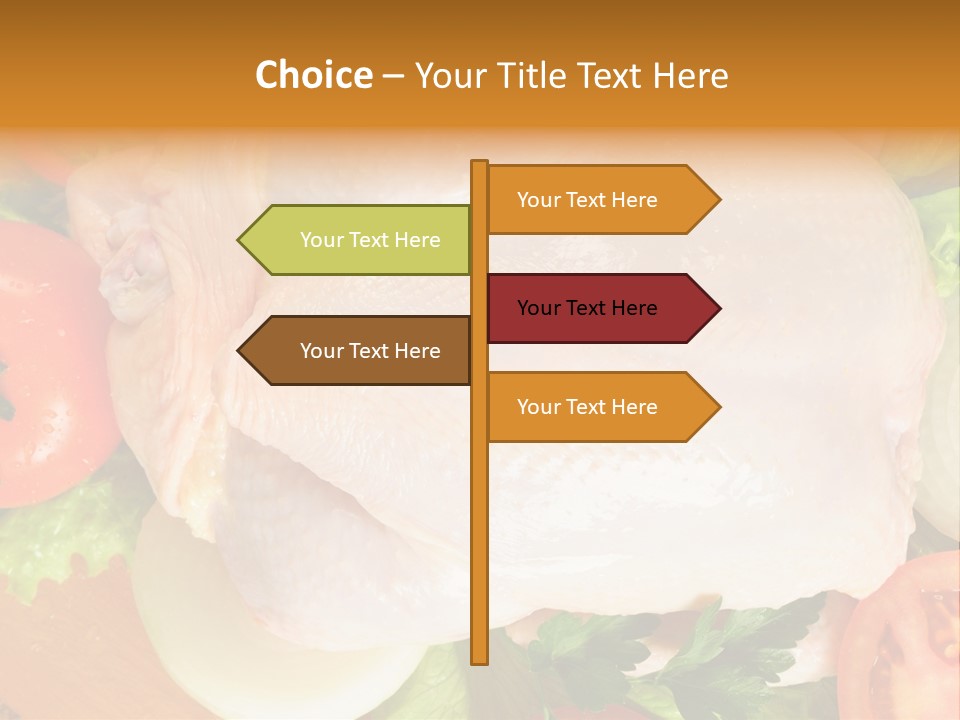 Uncooked Vegetable Protein PowerPoint Template