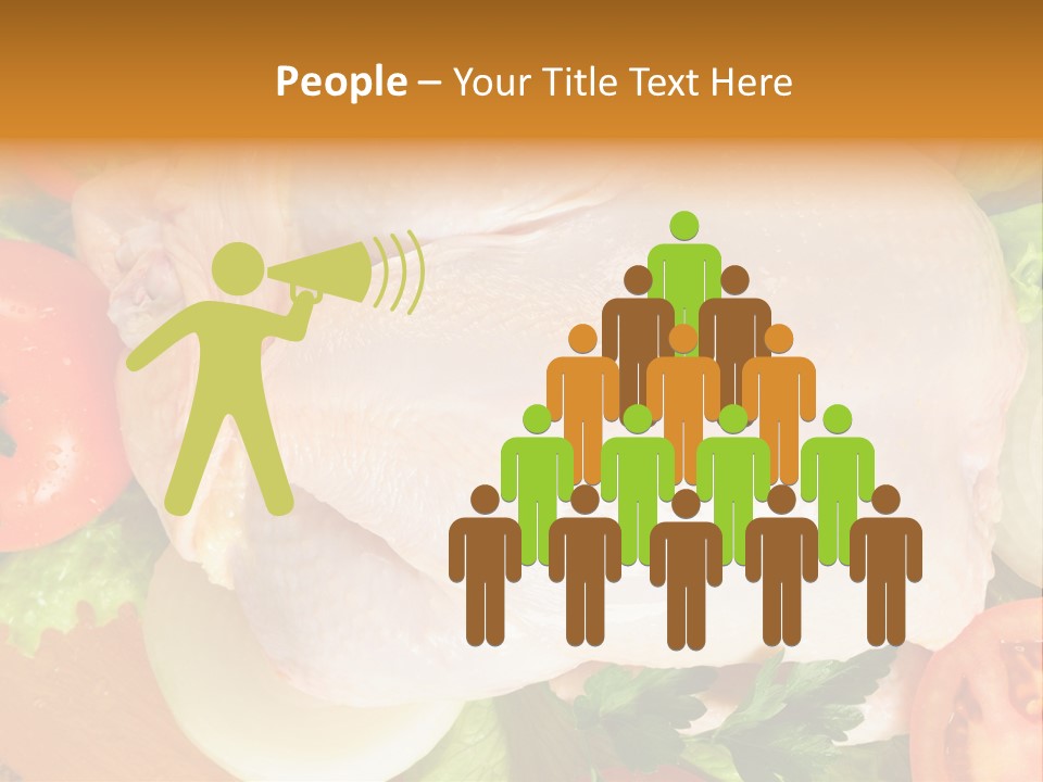 Uncooked Vegetable Protein PowerPoint Template