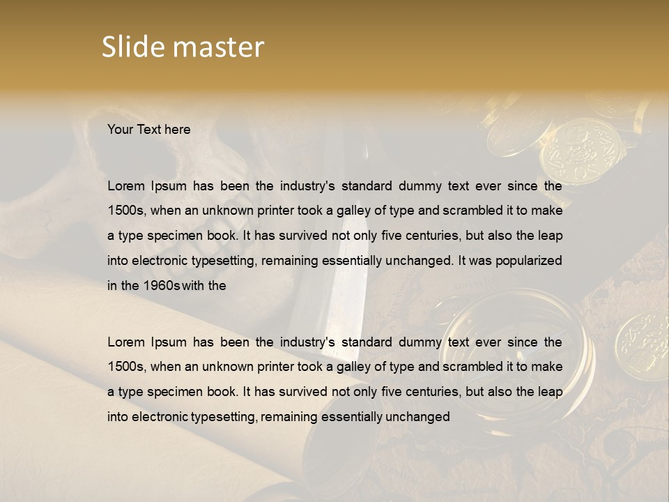 Pirate Theme Party Decorations PowerPoint Template