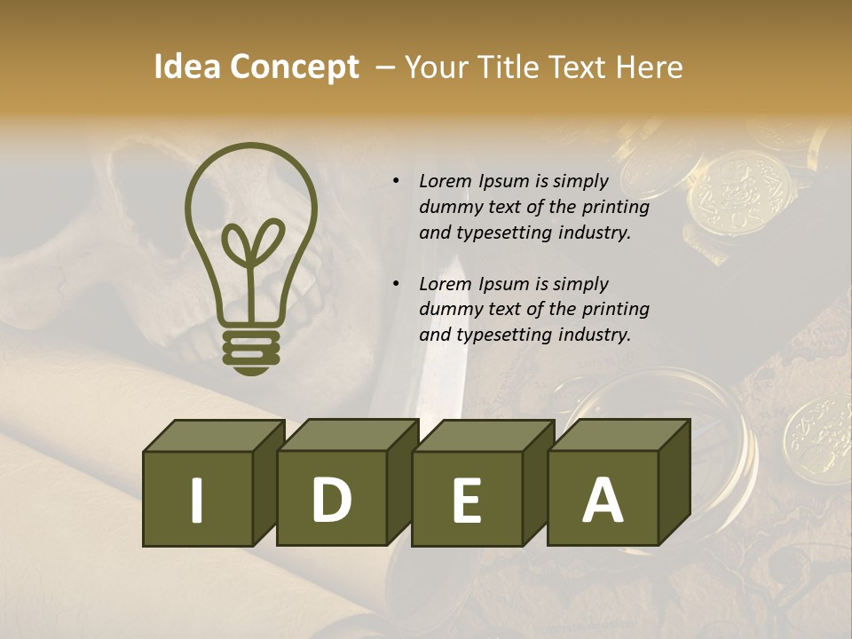 Pirate Theme Party Decorations PowerPoint Template