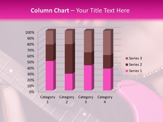 Female Music Electric PowerPoint Template