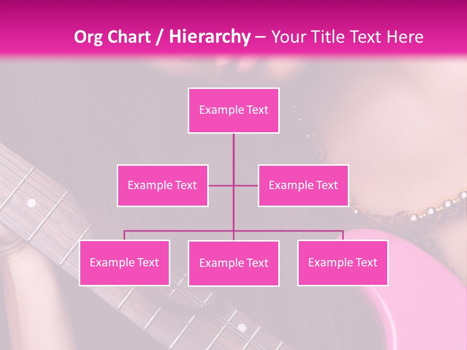 Female Music Electric PowerPoint Template