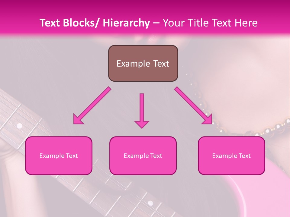 Female Music Electric PowerPoint Template