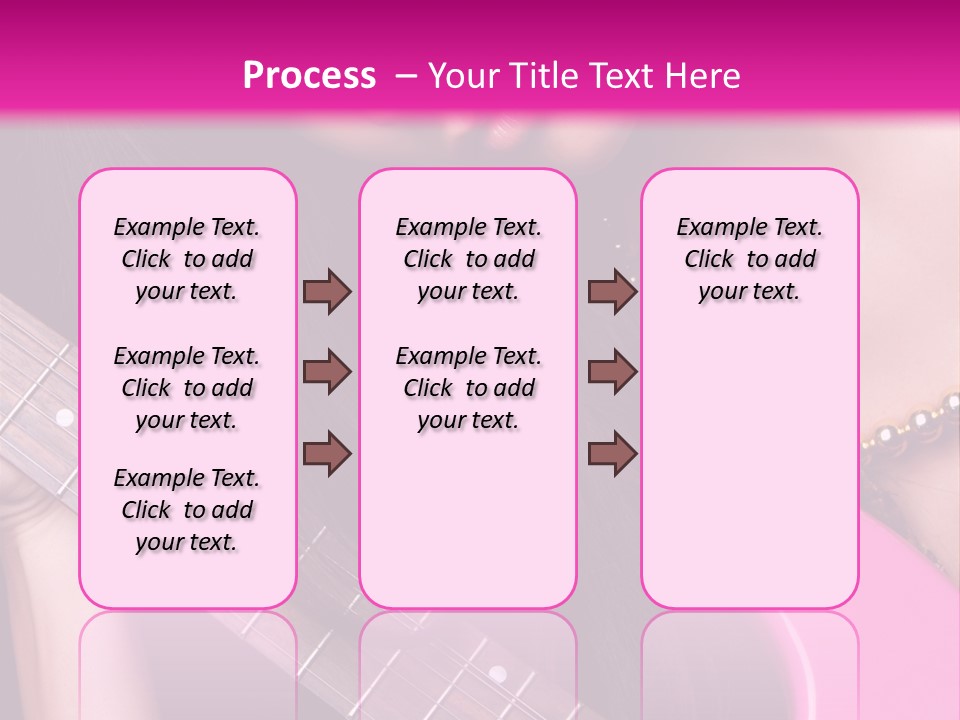 Female Music Electric PowerPoint Template