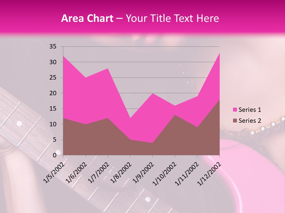 Female Music Electric PowerPoint Template