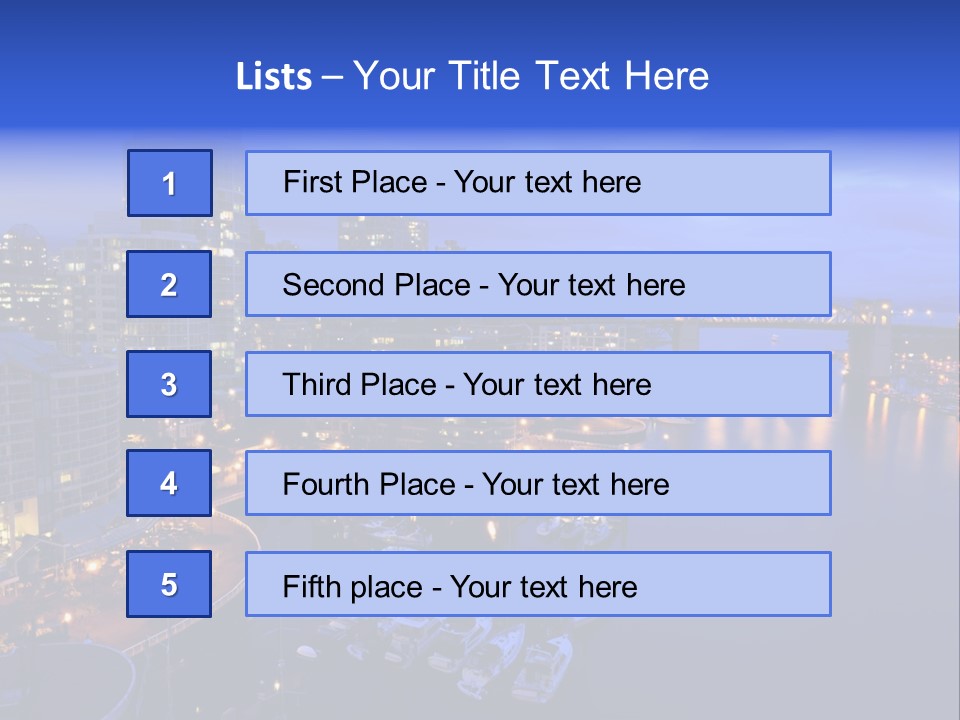 Vancouver PowerPoint Template