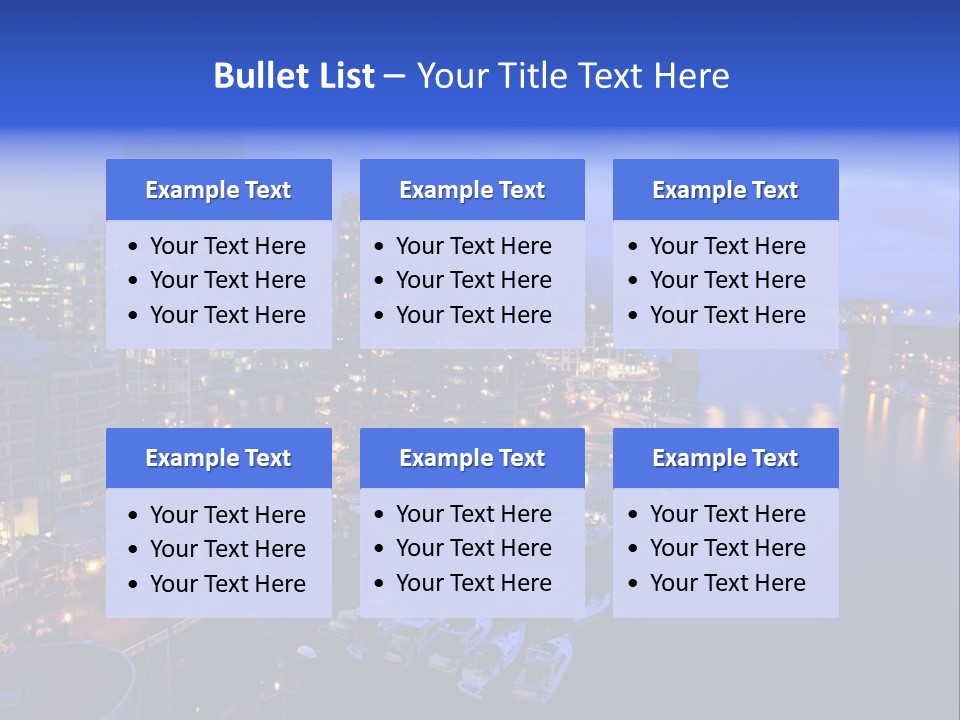 Vancouver PowerPoint Template