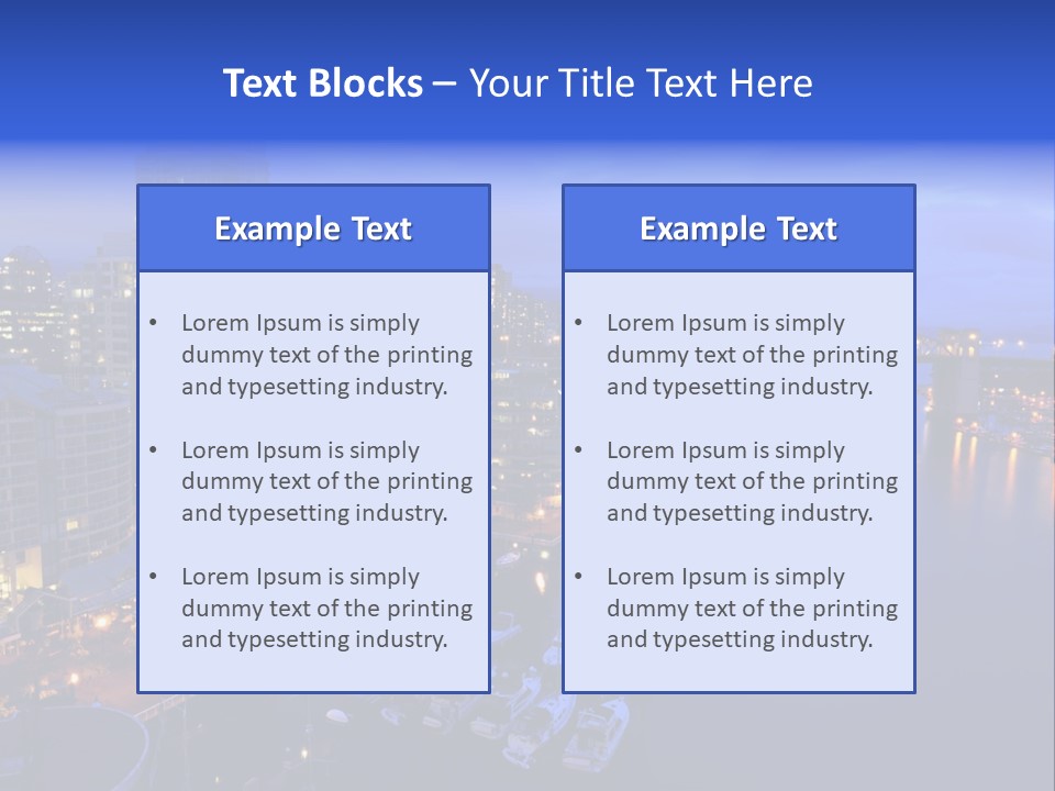 Vancouver PowerPoint Template
