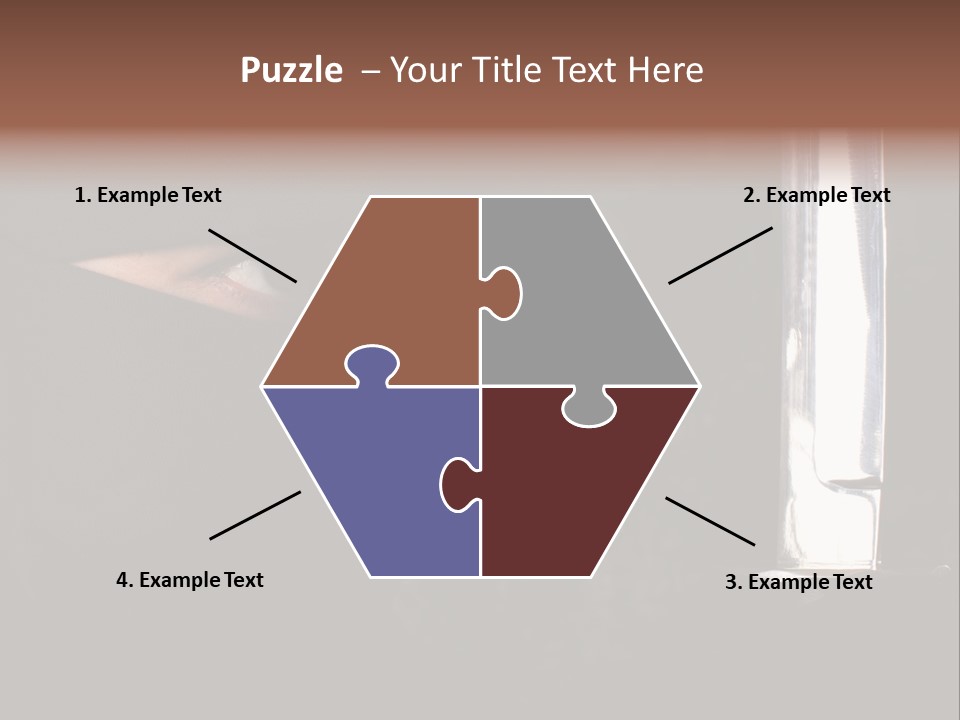 Ninja Kobieta PowerPoint Template