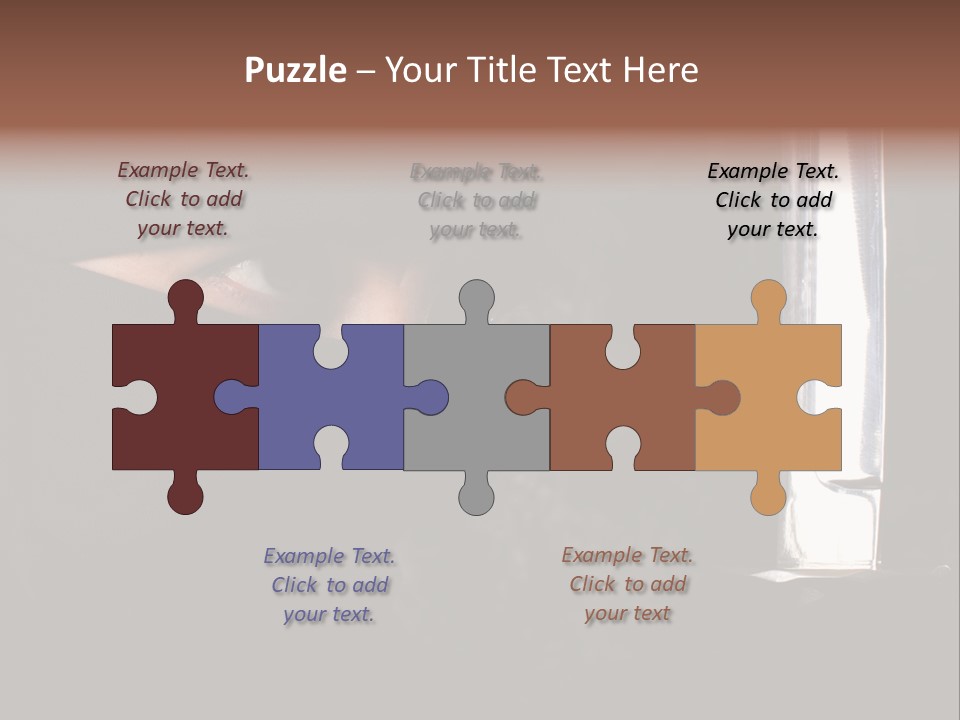 Ninja Kobieta PowerPoint Template