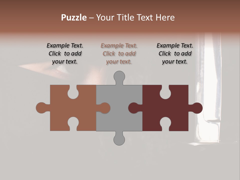 Ninja Kobieta PowerPoint Template