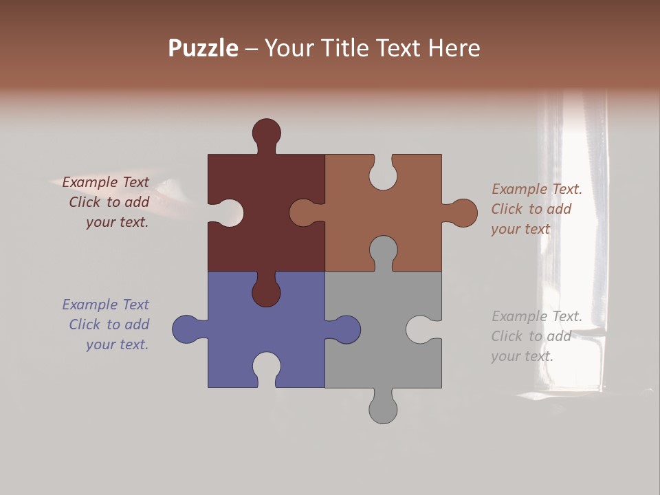 Ninja Kobieta PowerPoint Template