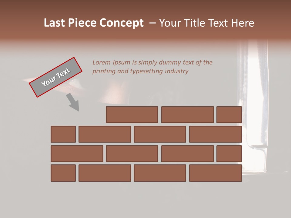 Ninja Kobieta PowerPoint Template