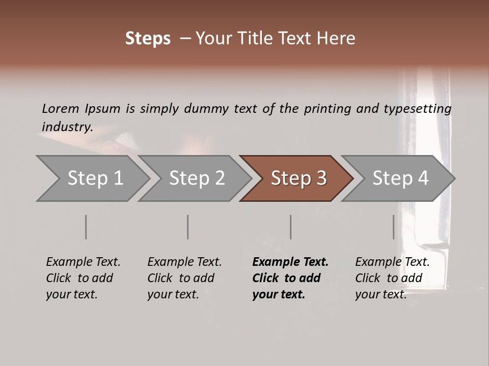 Ninja Kobieta PowerPoint Template