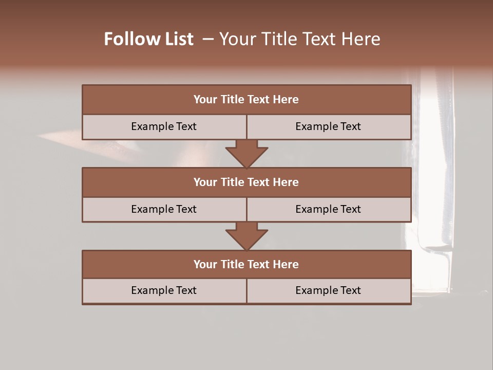 Ninja Kobieta PowerPoint Template