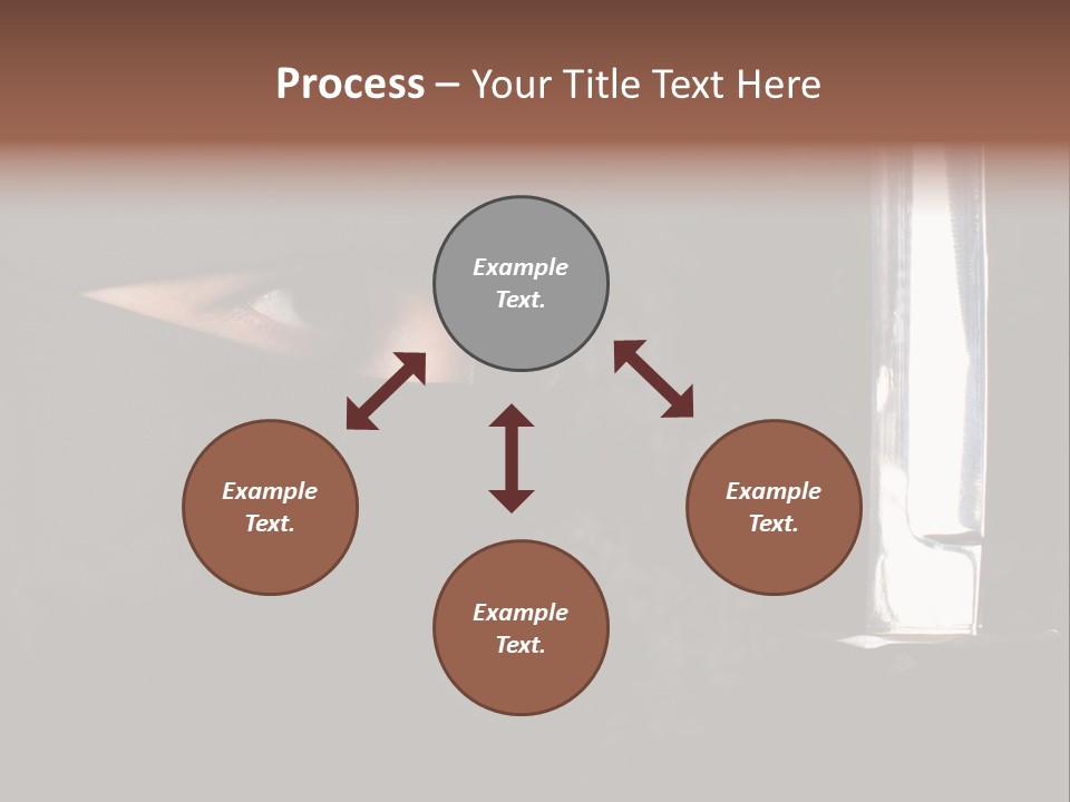 Ninja Kobieta PowerPoint Template