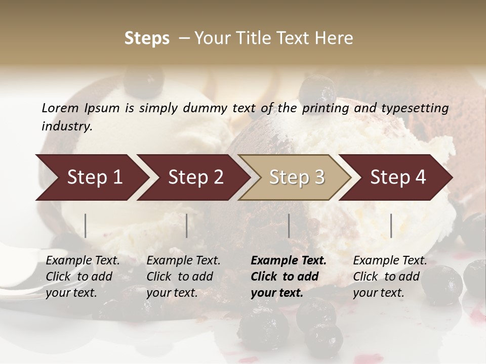 Chocolate Ice Cream PowerPoint Template