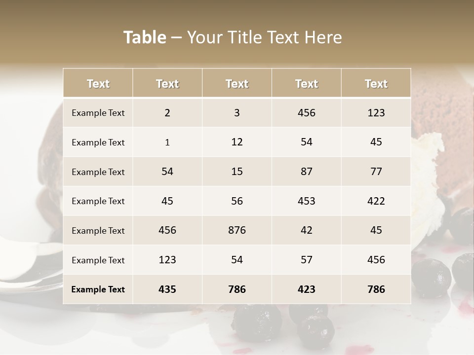 Chocolate Ice Cream PowerPoint Template