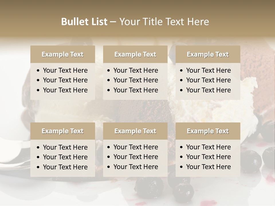 Chocolate Ice Cream PowerPoint Template