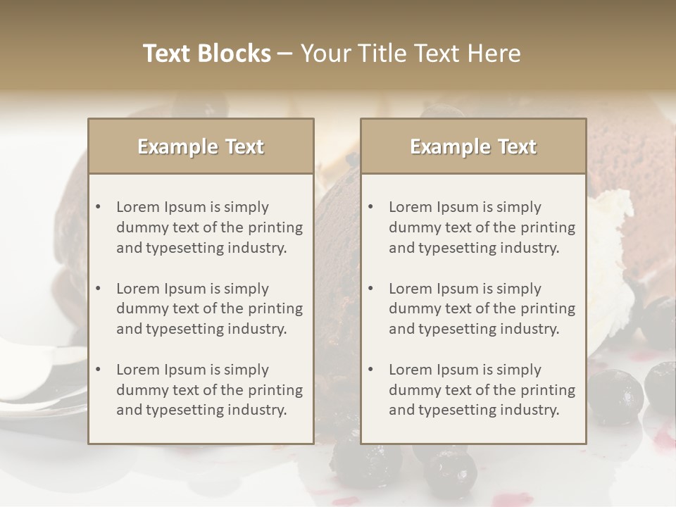 Chocolate Ice Cream PowerPoint Template