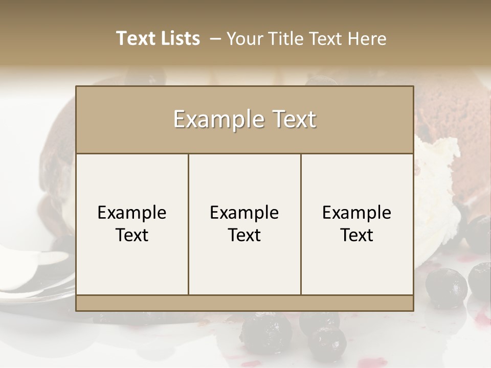 Chocolate Ice Cream PowerPoint Template