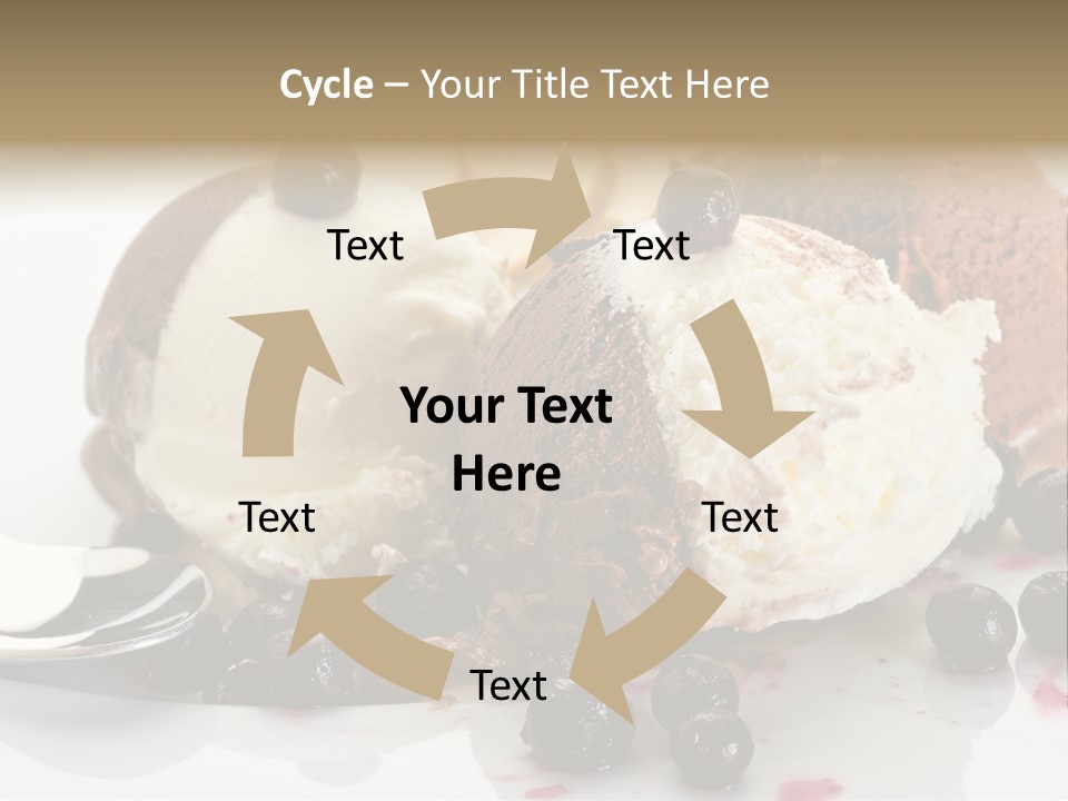 Chocolate Ice Cream PowerPoint Template