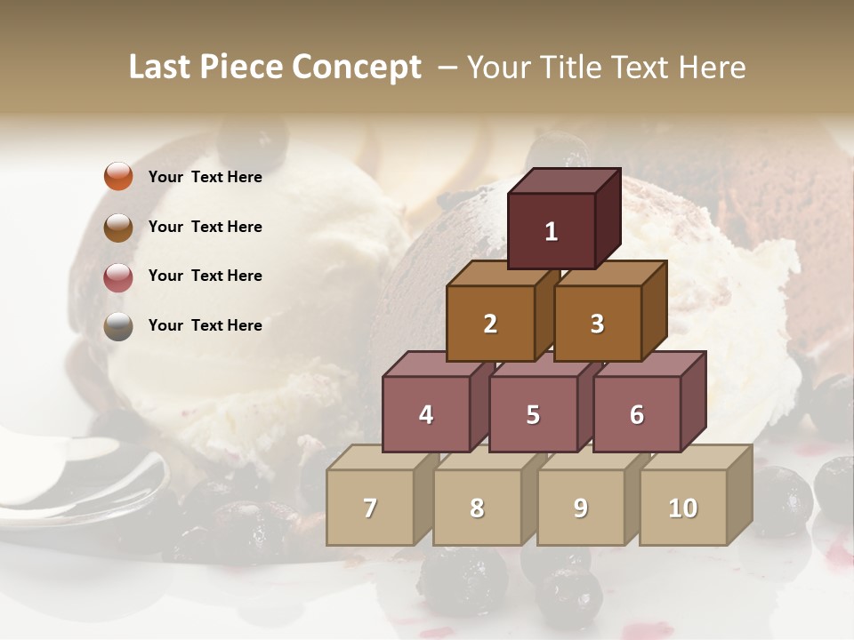 Chocolate Ice Cream PowerPoint Template