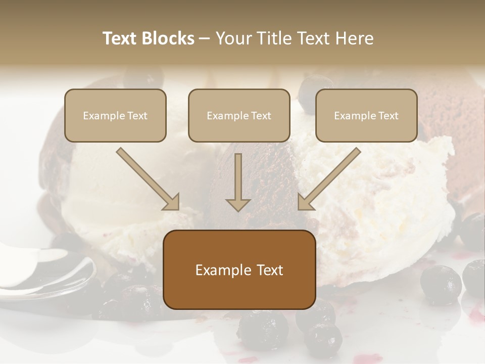 Chocolate Ice Cream PowerPoint Template