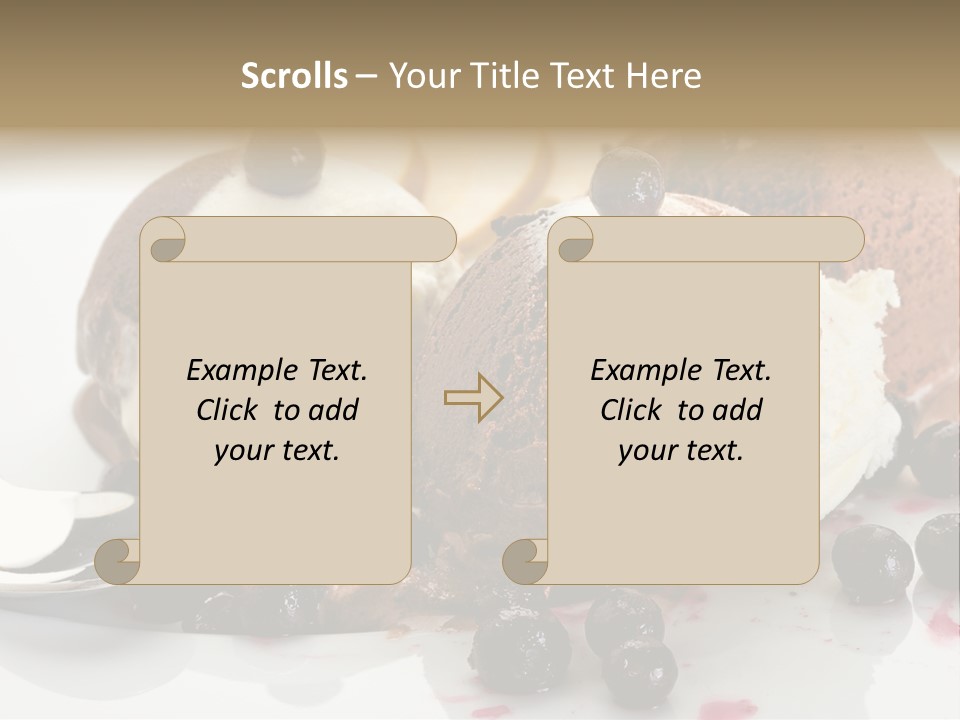 Chocolate Ice Cream PowerPoint Template