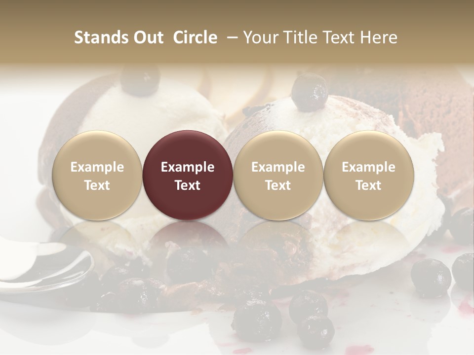 Chocolate Ice Cream PowerPoint Template