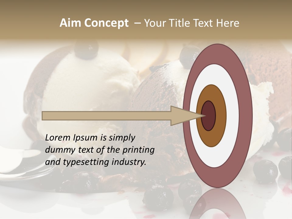 Chocolate Ice Cream PowerPoint Template
