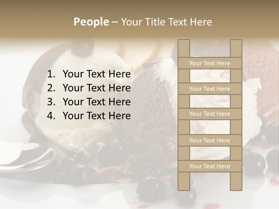 Chocolate Ice Cream PowerPoint Template