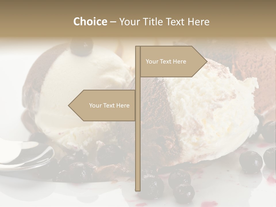 Chocolate Ice Cream PowerPoint Template