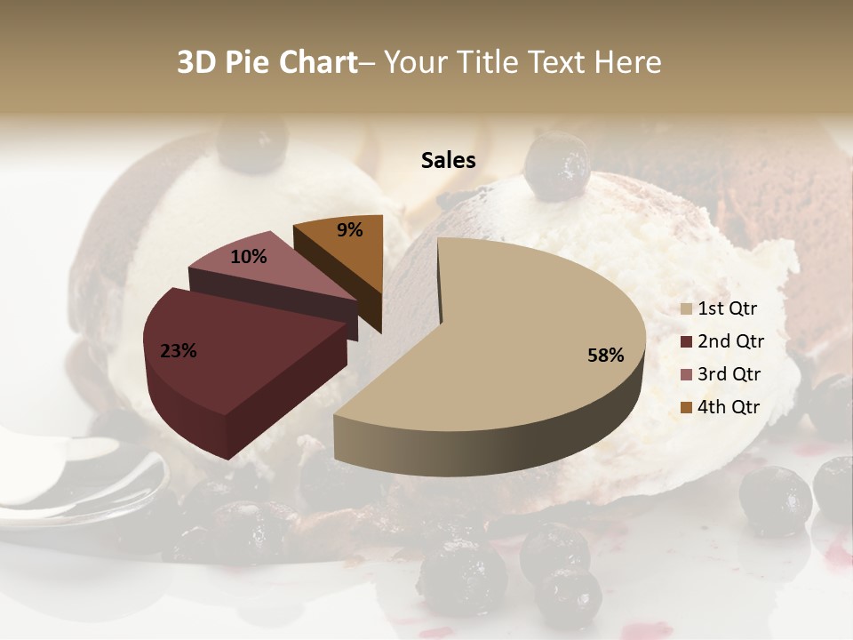 Chocolate Ice Cream PowerPoint Template