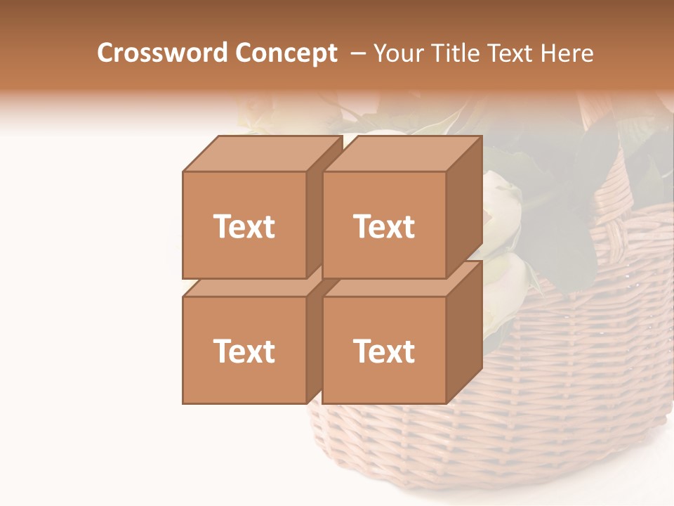 Background Flower Card PowerPoint Template